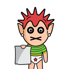 cartoon people kids illustration vector design. Expression of person facing boy cartoon avatar vector. Boy avatars