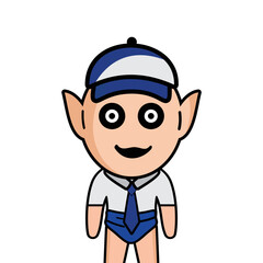 cartoon people kids illustration vector design. Expression of person facing boy cartoon avatar vector. Boy avatars