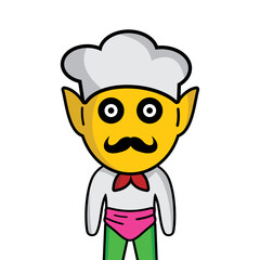 cartoon people kids illustration vector design. Expression of person facing boy cartoon avatar vector. Boy avatars