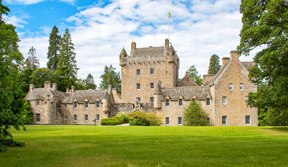 Fototapeta na wymiar Cawdor Castle - Schloss östlich von Inverness in den schottischen Highlands