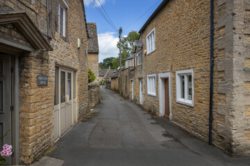 Houses in Bourton on the water, Engeland, gloucestershire, uk, great Brittain, streets, 