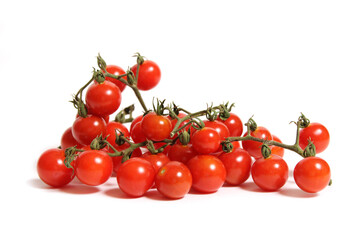 Wild Florida Everglades Cherry Tomatoes Isolated on White Background