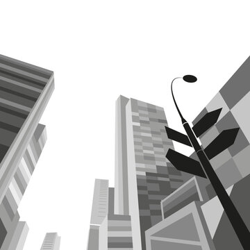 Cityscape, vector illustration