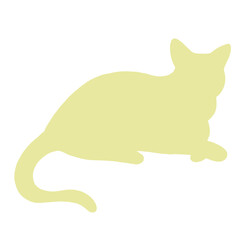 illustration of a cat silhouette