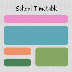 To do list on the table. Planning and organization of work. Vector illustration in flat cartoon style.