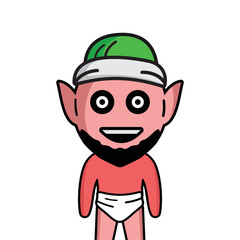 cartoon people kids illustration vector design. Expression of person facing boy cartoon avatar vector. Boy avatars