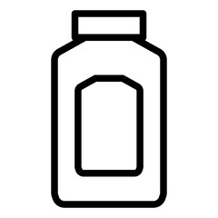 Bottle icon vector