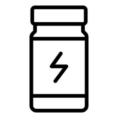 bottle icon vector