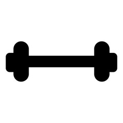 barbell icon vector