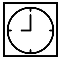 clock icon vector