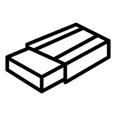 Eraser icon vector