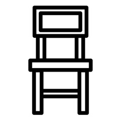 chair icon vector