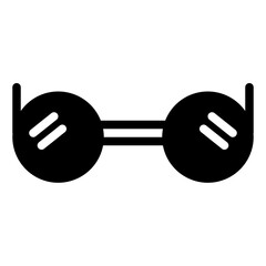 eye glass icon vector