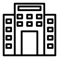 hotel icon vector