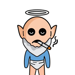 cartoon people kids illustration vector design. Expression of person facing boy cartoon avatar vector. Boy avatars