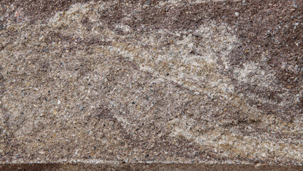 Hintergrund Stein, Granit, marmoriert in rötlich braun, Wand, Hauswand verwittert