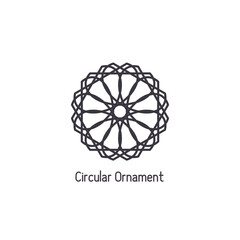 Vector Geometric Circular Linear Emblem