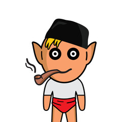 cartoon people kids illustration vector design. Expression of person facing boy cartoon avatar vector. Boy avatars