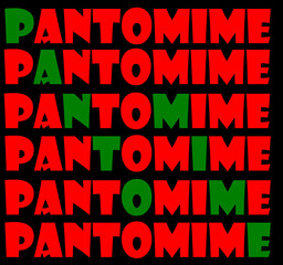 Christmas greeting card design