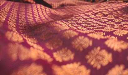 Beautiful indian saree , silk saree from south india.
