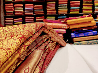 Beautiful indian saree , silk saree from south india.
