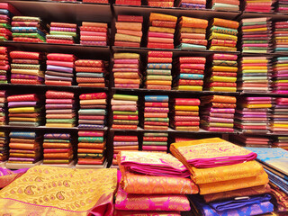 Beautiful indian saree , silk saree from south india.
