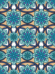 Repeat pattern abstract beautiful mediterranian splash ceramic tile italian painting