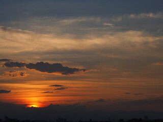 東京の夕焼け