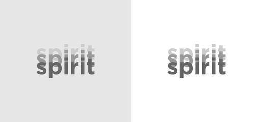 text effect spirit design