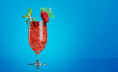 Martini tasty fresh cocktail on the desk