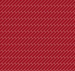 Red bricks seamless texture background. Seamless pattern with diagonal rectangles