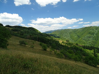 Fototapeta premium landscape with mountains and sky