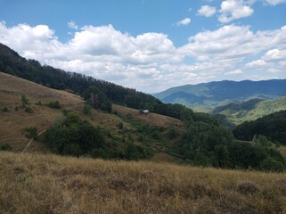 landscape with mountains