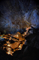 Etalans, France 2022 : Visit of the magnificent Gouffre de Poudrey - 70m underground - 3rd largest chasm in France and 10th largest in the world