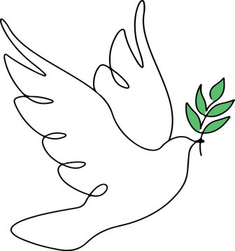 recommend clip art: bird vector illustration. bird one line art.