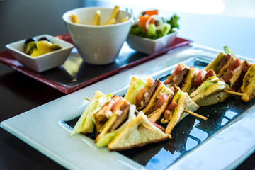 Food Fotography art shot, Photo is selective focus with shallow depth of field. Taken at Sheraton Hotel, Cairo Egypt