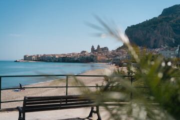 Spectacular Summer View of Cefalu, Sicily's Historic Old Town