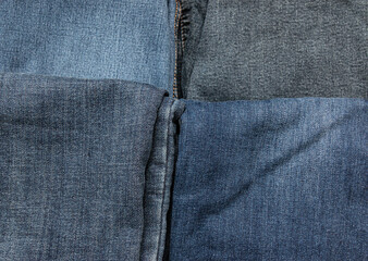 denim color material as background