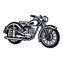 Fototapeta premium motorcycle icon isolated on white