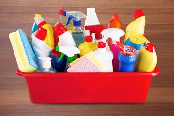Cleaning product plastic container for house clean, Plastic detergent container