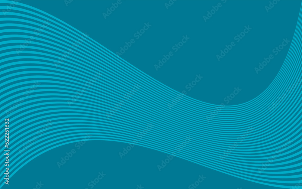 Poster minimalist background with curved lines and with some copy space area
