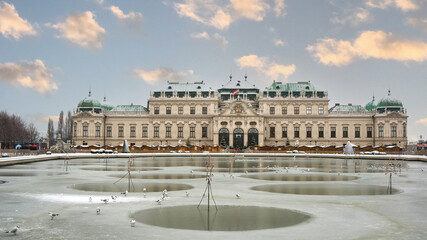 Obraz premium Wien schloss Belvedere
