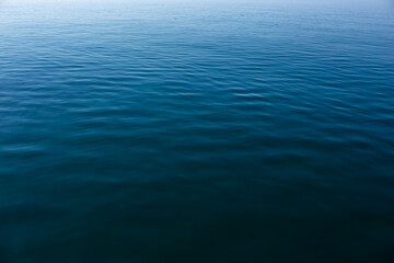 Obraz premium Beautiful calm summer sea Landscape with deep blue water