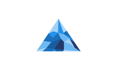 3D mountain logo