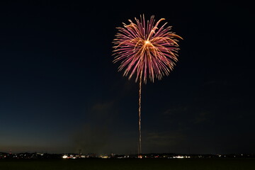 夏祭り　打ち上げ花火