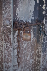 old door lock