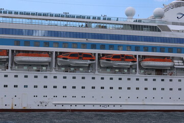 cruise ship in port
