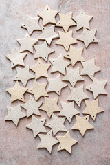 Handmade Ceramic Christmas Star Decorations