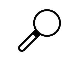 虫眼鏡のベクターイラスト　ルーペのアイコン