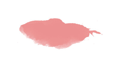 peach abstract brush
